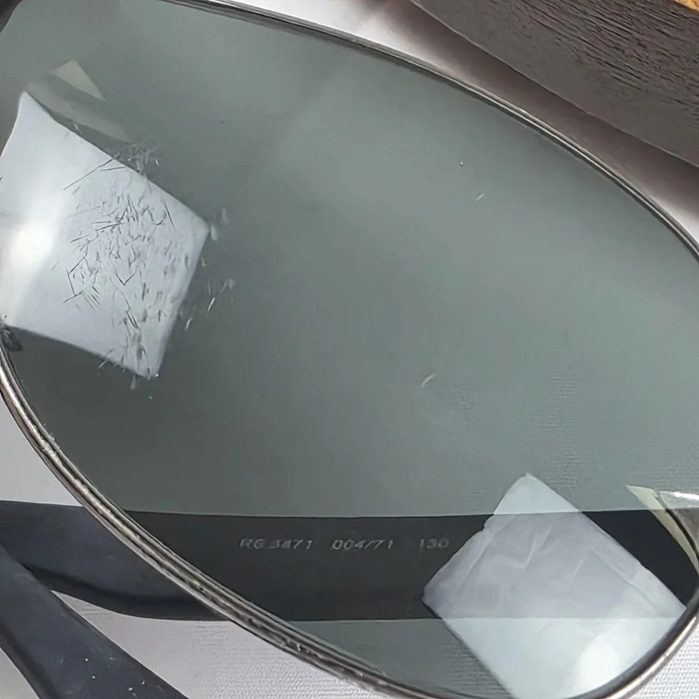 Ray-Ban RB 3471 Sunglasses Mens One Size Black Gray Tinted Metal Shield 004/71